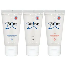 Just Glide Lubricant Set 3x50ml - Waterbased, Toys, Anal Formula