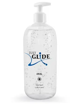Just Glide Anal Water-Based Lubricant 500 ml - Long-Lasting Formula