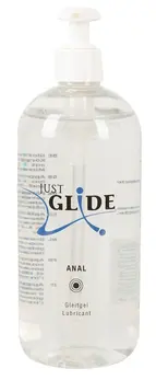 Just Glide Anal Water-Based Lubricant 500 ml - Long-Lasting Formula