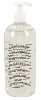 Just Glide Waterbased Lubricant 500 ml - Vegan, Universal Formula