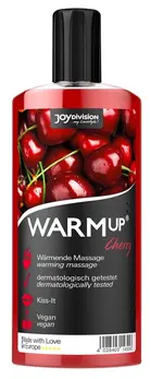Joydivision WARMup Massage Liquid Cherry 150ml - Warming Effect