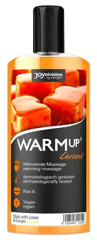 Joydivision WARMup Caramel Massage Liquid 150ml - Warming, Water-Based