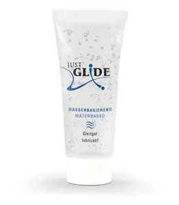 Just Glide Water-Based Lubricant 20ml - Vegan, Universal Formula
