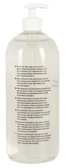 Just Glide Water-Based Lubricant 1L - Vegan, Latex-Compatible Formula