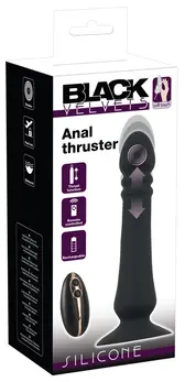 Black Velvets Anal Thruster Silicone Intimate Machine with Suction Cup 20 cm