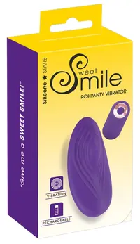 Sweet Smile RC Panty Vibrator Compact Remote-Controlled Silicone 8.8cm