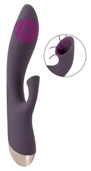 Javida Sucking Vibrator 12-Mode Dual-Action, Silicone, Waterproof 21.6cm