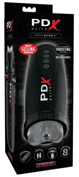 PDX Elite Motobator 2 Black Intimate Automatic Device 23.1 cm