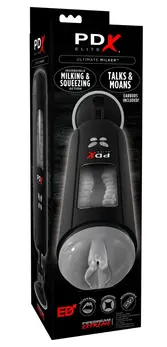 PDX Elite Ultimate Milker Automatic Intimate Device Black 27cm