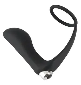 Bad Kitty Vibrating Intimate System with Ring & Plug, Rechargeable, Black