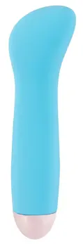 Cuties Mini Vibrating Device Blue 7-Mode USB Rechargeable Waterproof 12.9cm