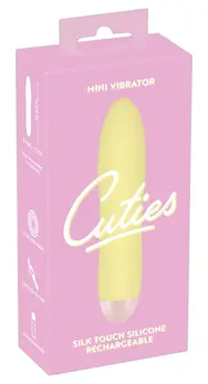 Cuties Mini Intimate Massager Yellow 7-Mode Waterproof 13.2 cm
