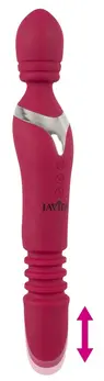Javida Warming & Thrusting Massage Wand 27cm, 7 Modes, USB Rechargeable