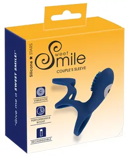 Sweet Smile Intimate Sleeve Rechargeable 10 Modes Silicone 10x3cm