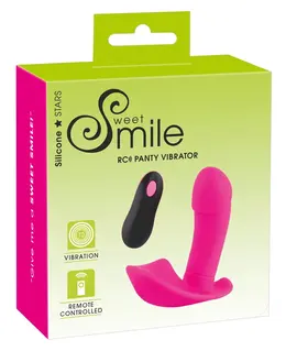 Sweet Smile RC Rechargeable Panty Vibe - Remote Control, Silicone, Pink