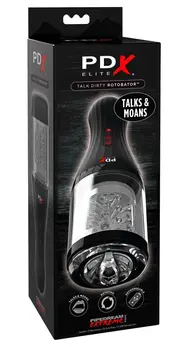 PDX Elite Talk Dirty Rotobator Intimate Rotating Device 7 Modes USB 24cm