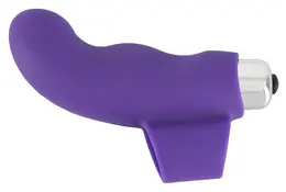Sweet Smile Finger Model Intimate Massager Purple Silicone 9.3 cm
