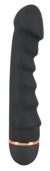 You2Toys Bendy Ripple Flexible Black Vibrator, 20 Modes, 16.5 cm