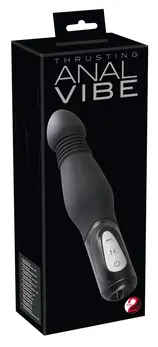 You2Toys Black Thrusting Anal Machine, 23.5 cm, 7 Modes, Silicone