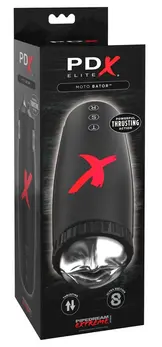 PDX Elite Moto Bator Automatic Thrust & Suction Intimate Device 22.7cm