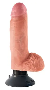 Pipedream King Cock 7'' Flexible Intimate Device with Suction Cup, Beige