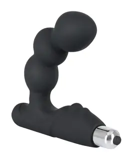 Rebel P-Spot Vibrator Curved Silicone Black 11 cm - Prostate Massager