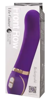 Front Row Rechargeable G-spot Device Purple 22 cm Ergonomic Silicone