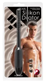 You2Toys Vibrating Dilator Black 19cm 7-Mode Silicone System