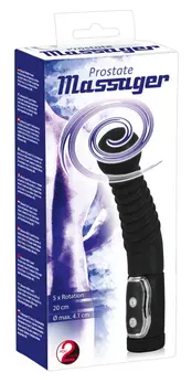 You2Toys Prostate Rotator Ball Head 20cm, Silicone, Black, 5 Modes