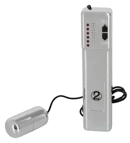 You2Toys Total Climax Bullet Wired Massager 6 Modes 5.5cm Silver