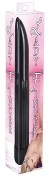 You2Toys Lady Finger Black Compact Vibrating Device 13cm ABS
