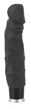 Nature Skin Big Vibe Black Flexible Vibrating Model 23cm TPR