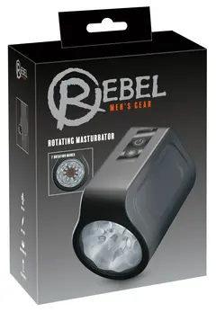 Rebel Rotating Intimate Device 7 Modes Waterproof Black 12.2 cm