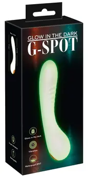 You2Toys Glow G-Spot Silicone Vibrator, Waterproof, 9 Modes, 17.9cm