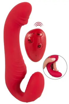 You2Toys RC Strapless Vibrating Double System 19.1 cm Silicone Purple