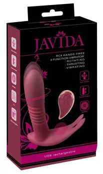Javida RC Hands-free Vibrator 3 Functions Silicone 14.5 cm Purple