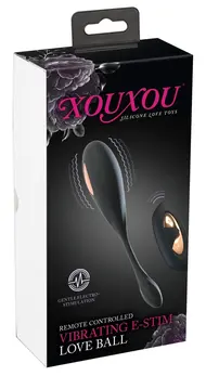 JOLT e-RC Love Ball Intimate Trainer with E-Stim & Vibration, 18.6cm, Pink