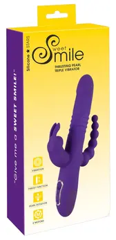 Sweet Smile Triple Thrusting V Multi-Function Silicone Intimate Device