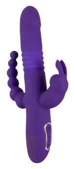 Sweet Smile Triple Thrusting V Multi-Function Silicone Intimate Device