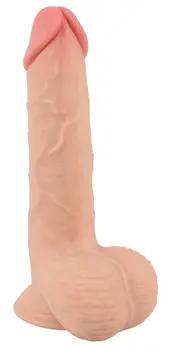 Nature Skin Flexible Model S 19 cm with Movable Surface, Suction Base