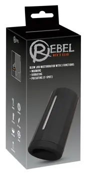 Rebel Intimate Device 3-in-1 Heating & Vibration, Black, 14.2 cm
