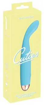 Cuties Mini Vibrator Blue 2.G - Compact Flexible Waterproof Model