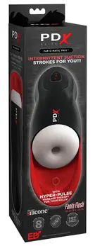 PDX Elite Fap-O-Matic Pro Intimate Machine with Suction & Vibration, Black