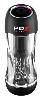 PDX Elite ViewTube Pro Automatic Suction & Vibration Device, Transparent