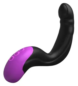 Anal Fantasy Elite Hyper Pulse P-Spot Massager Silicone Black 15.2cm