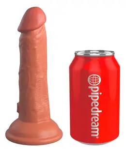 King Cock Elite KCE 6 Tan Dual Density Intimate Machine Silicone 18cm