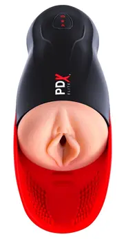 PDX Elite Fuck-O-Matic Intimate Machine with Suction & Vibration, 26.8 cm