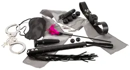 FFSLE Ultimate Bondage Kit 10-Piece Set with Accessories Black