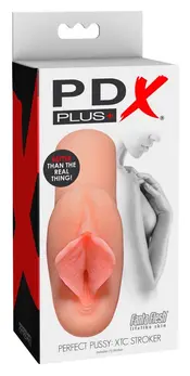 PDX Plus PP XTC Personal Stimulation Sleeve, Fanta Flesh, 14.2 cm