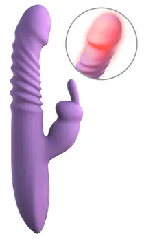 Fifty Shades of Her Thrusting Silicone Rabbit Intimate System, 24 cm, Pink